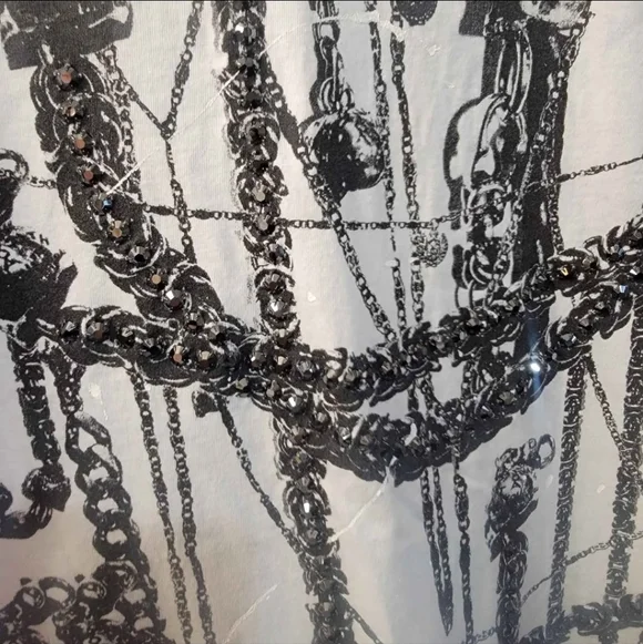 NWOT DOM REBEL HANG T-Shirt Swarovski Crystal MENS Size Large - Picture 9 of 9